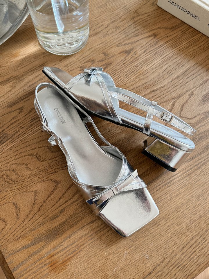 Vade - Korean Women Fashion - #vintageinspired - Sandals Slingback Heels - 4