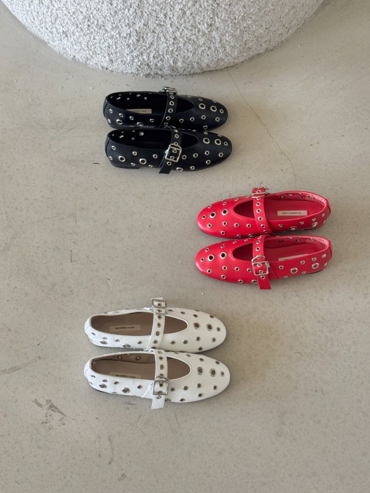 Vade - Korean Women Fashion - #womensfashion - Basic Mary Jane Funky Strap Flat - 2
