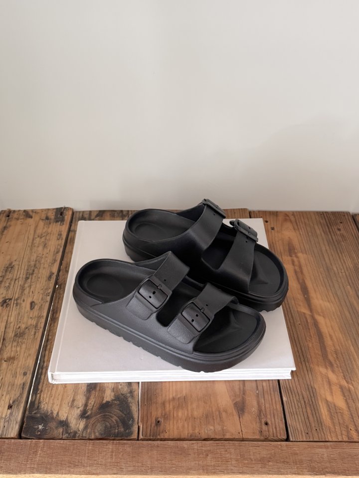Vade - Korean Women Fashion - #womensfashion - Buckle Birkenstock Style EVA Slipper - 5