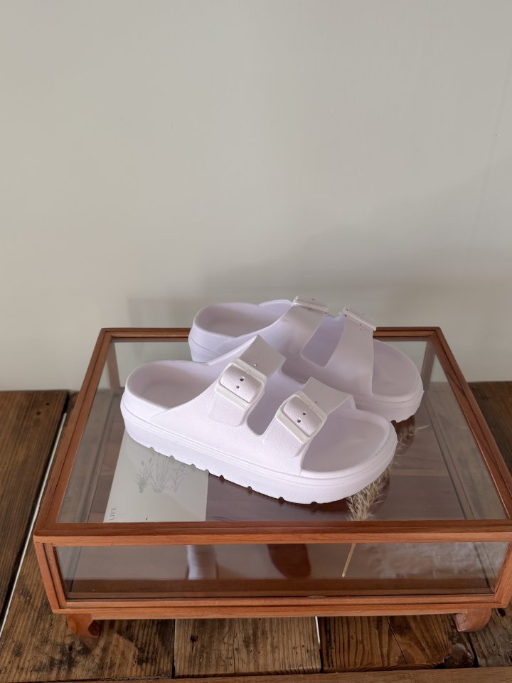 Vade - Korean Women Fashion - #womensfashion - Buckle Birkenstock Style EVA Slipper - 7
