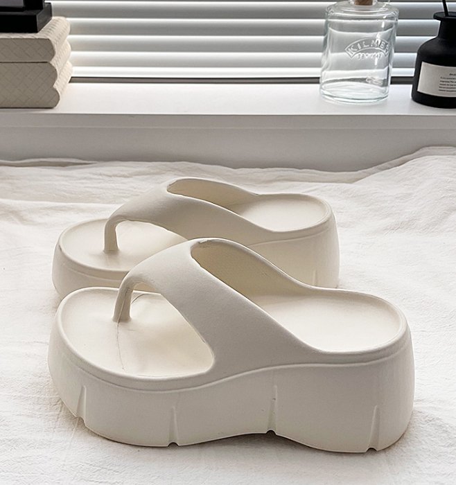 Vade - Korean Women Fashion - #womensfashion - Platform Flip-Flop Sandals EVA Slipper - 2