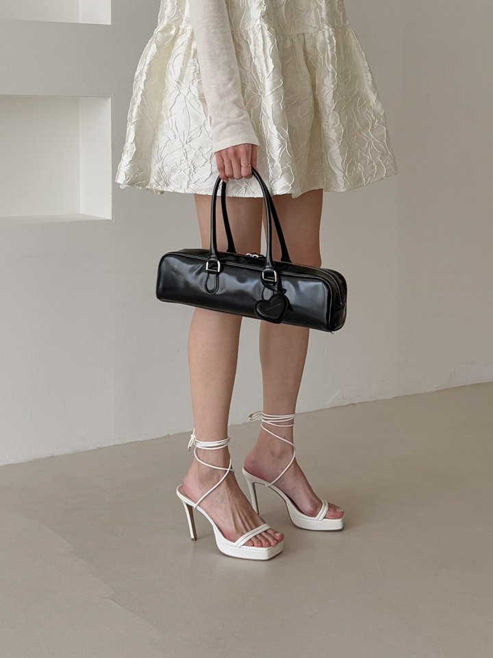 Vade - Korean Women Fashion - #womensfashion - Office Kill Heel Mary Jane Square Sandals Heel - 6