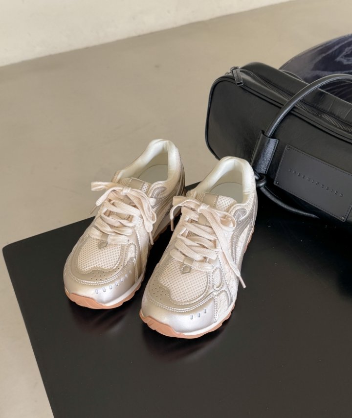 Vade - Korean Women Fashion - #womensfashion - Basic Sneakers Mesh - 10