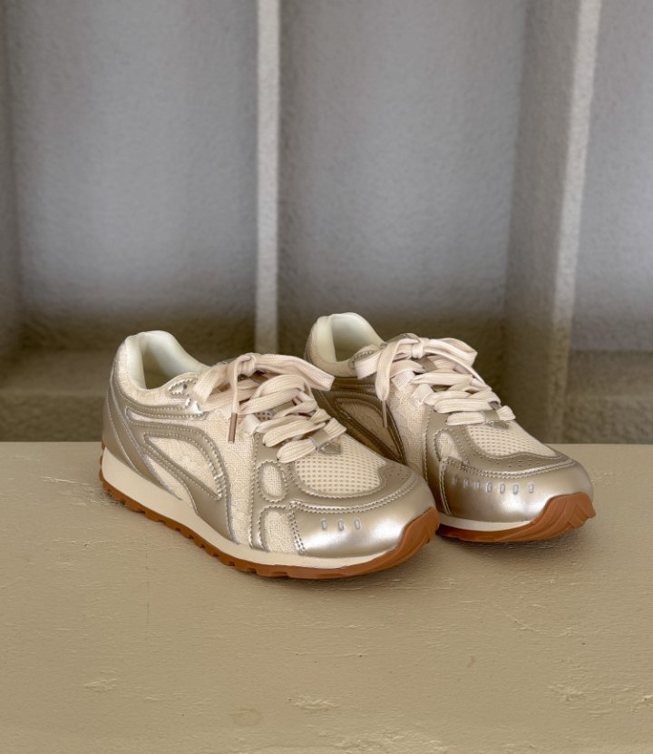 Vade - Korean Women Fashion - #womensfashion - Basic Sneakers Mesh - 12