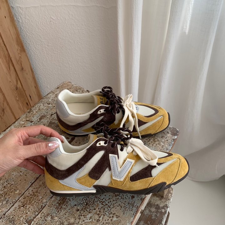 Vade - Korean Women Fashion - #womensfashion - Leather Sneakers - 3