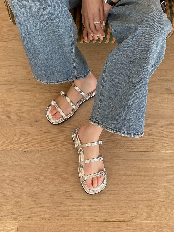 Vade - Korean Women Fashion - #momslook - Summer Sandals Strap Slipper - 4