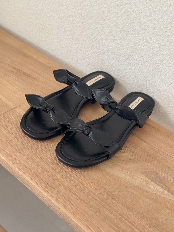 Vade - Korean Women Fashion - #womensfashion - Ribbon Sandals Slipper - 12