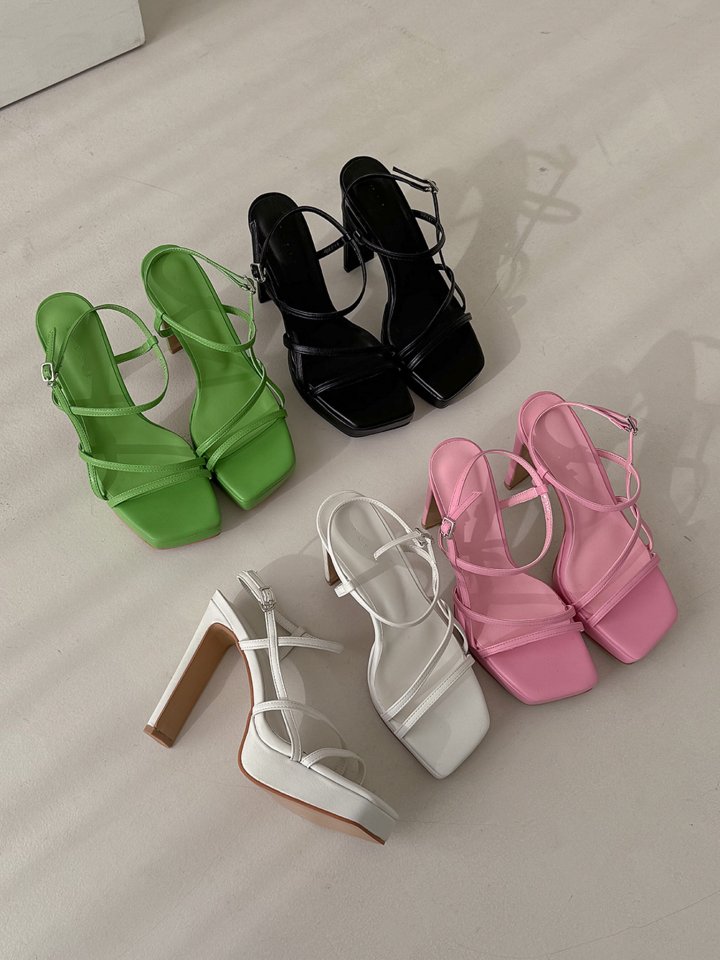 Vade - Korean Women Fashion - #womensfashion - Kill Heel Strap Sandals Heels