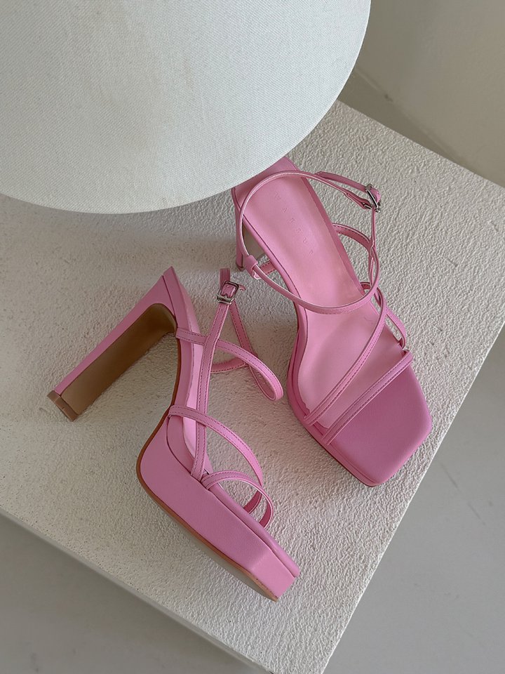 Vade - Korean Women Fashion - #womensfashion - Kill Heel Strap Sandals Heels - 5