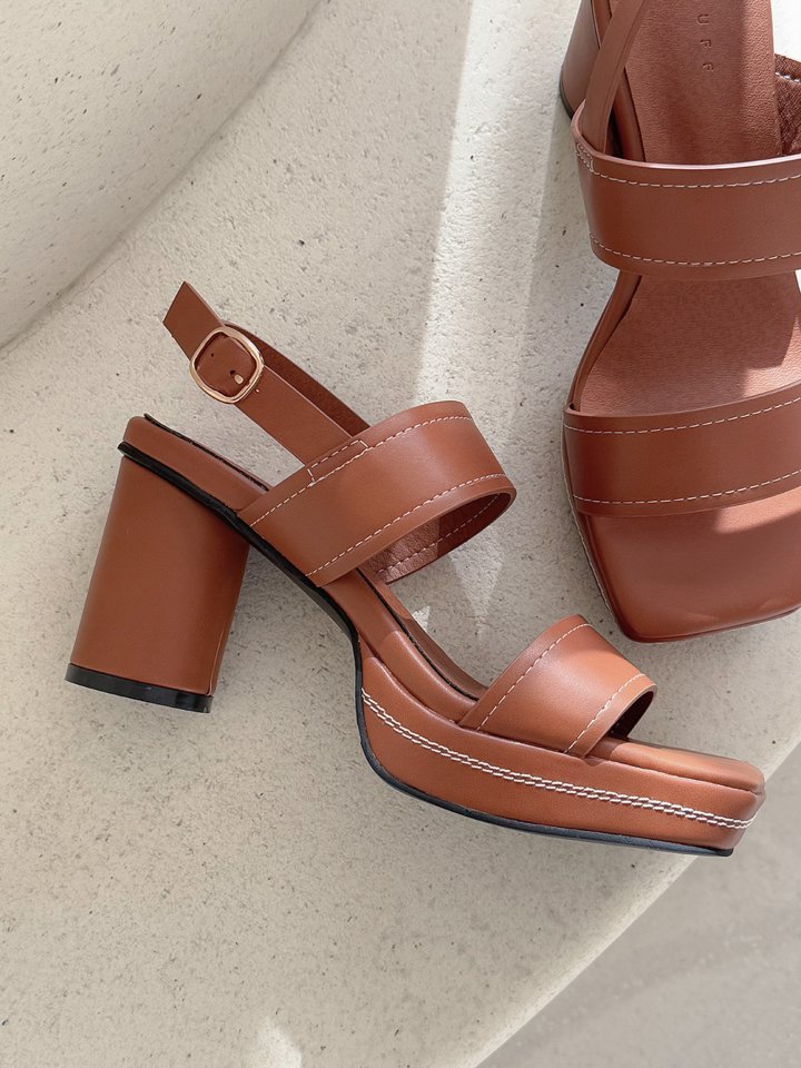 Vade - Korean Women Fashion - #womensfashion - Square Sandals - 3