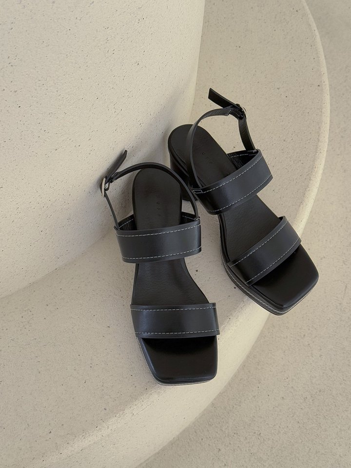 Vade - Korean Women Fashion - #womensfashion - Square Sandals - 5