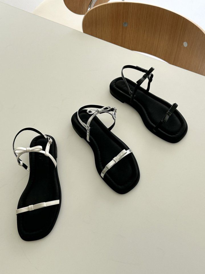 Vade - Korean Women Fashion - #womensfashion - Ribbon Strap Sandals - 2