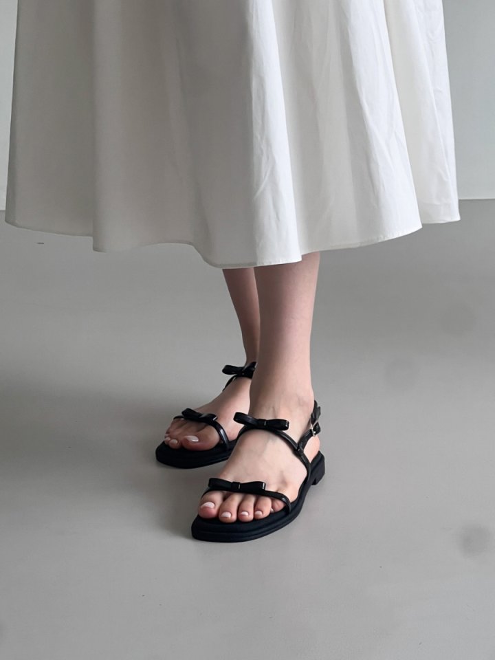 Vade - Korean Women Fashion - #womensfashion - Ribbon Strap Sandals - 6