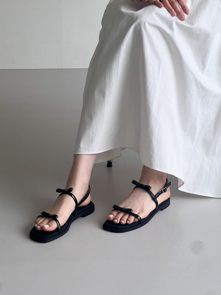 Vade - Korean Women Fashion - #womensfashion - Ribbon Strap Sandals - 8