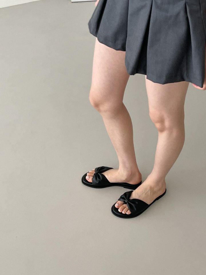 Vade - Korean Women Fashion - #womensfashion - Ribbon Point Flip-Flop - 5