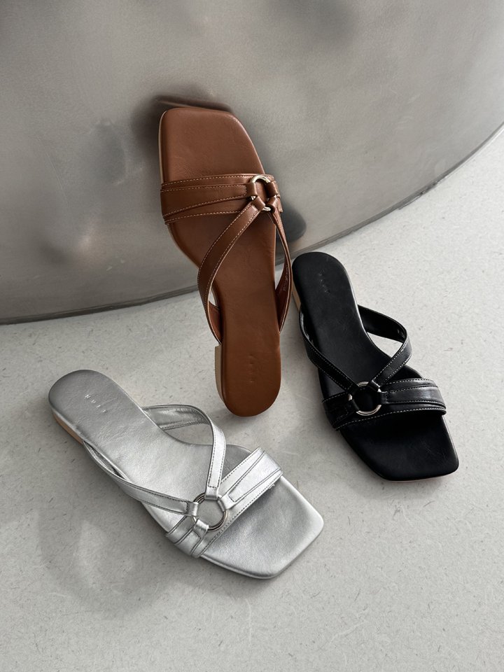 Vade - Korean Women Fashion - #womensfashion - Strap Buckle Slipper