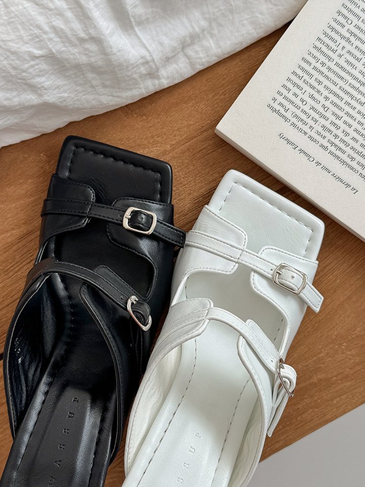 Vade - Korean Women Fashion - #womensfashion - Buckle Strap Sandals Heels - 2