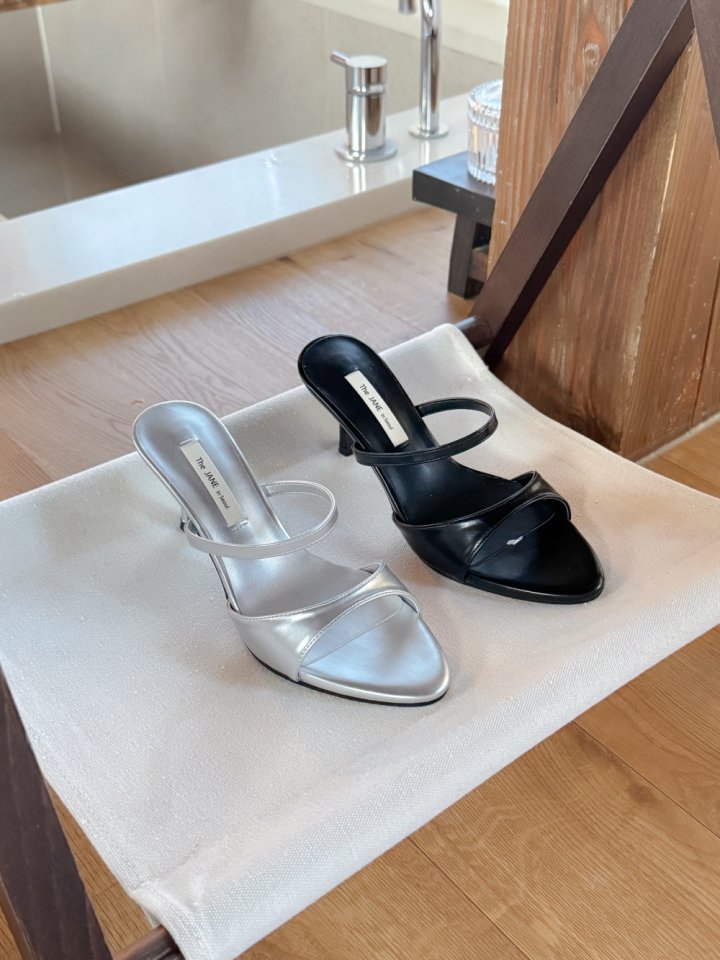 Vade - Korean Women Fashion - #womensfashion - Round Stiletto Pointed Sandals Heel - 3