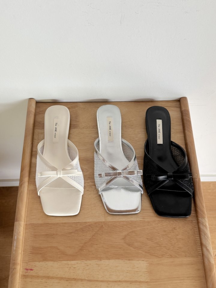Vade - Korean Women Fashion - #momslook - Sandals Mesh Bermuda Slipper - 4