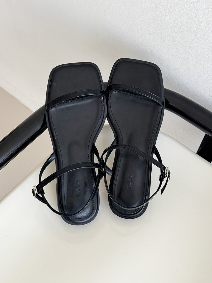 Vade - Korean Women Fashion - #momslook - Square Knot Slipper Sandals - 4