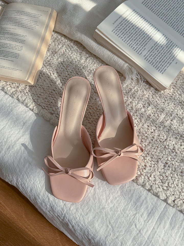 Vade - Korean Women Fashion - #womensfashion - Pastel Ribbon Mule Sandals - 5