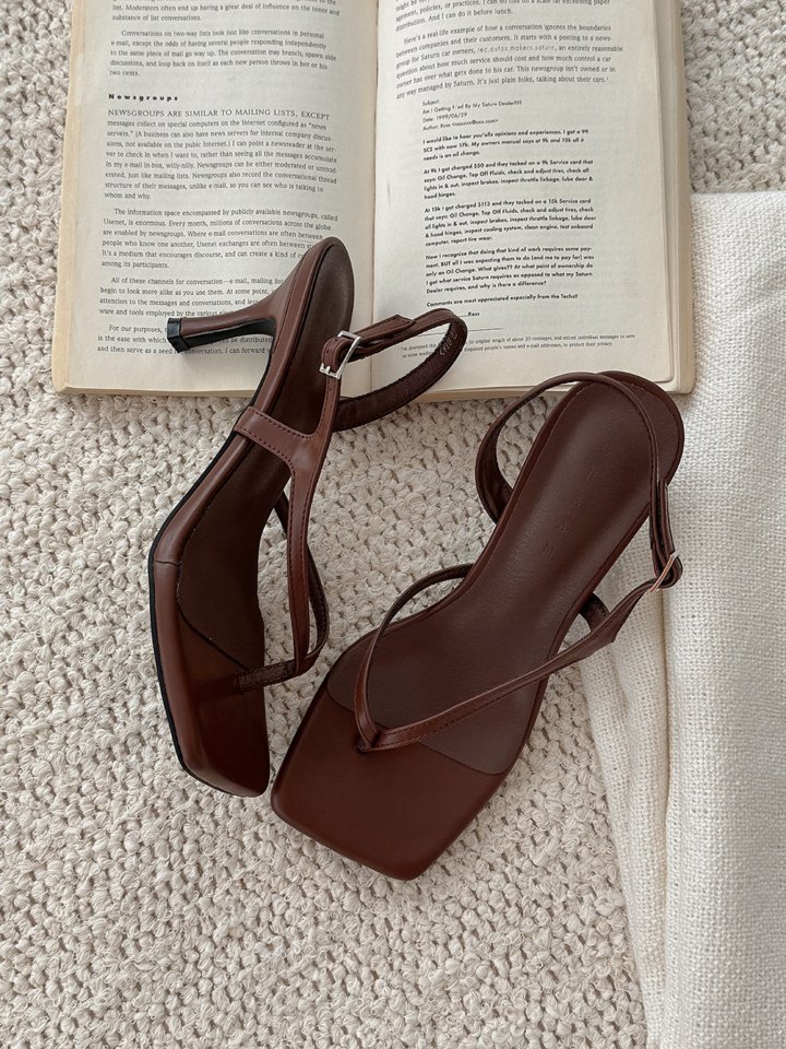 Vade - Korean Women Fashion - #momslook - Mary Jane Mule Sandals - 4