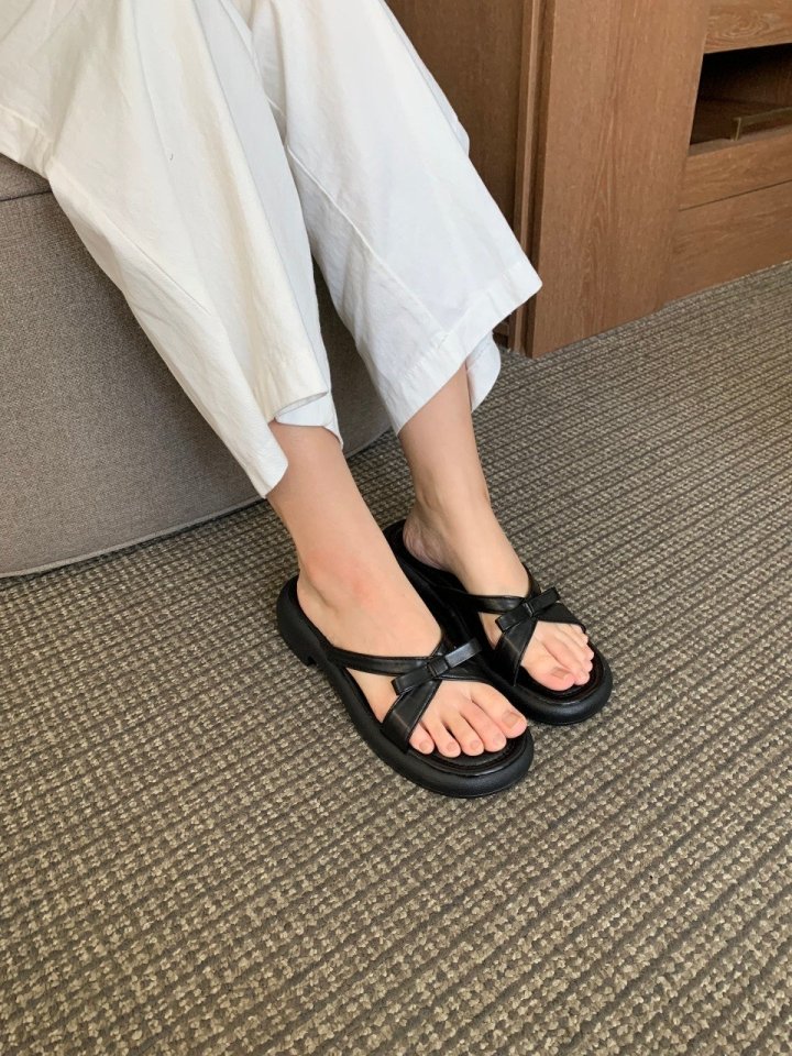Vade - Korean Women Fashion - #womensfashion - Ribbon Sandals - 10