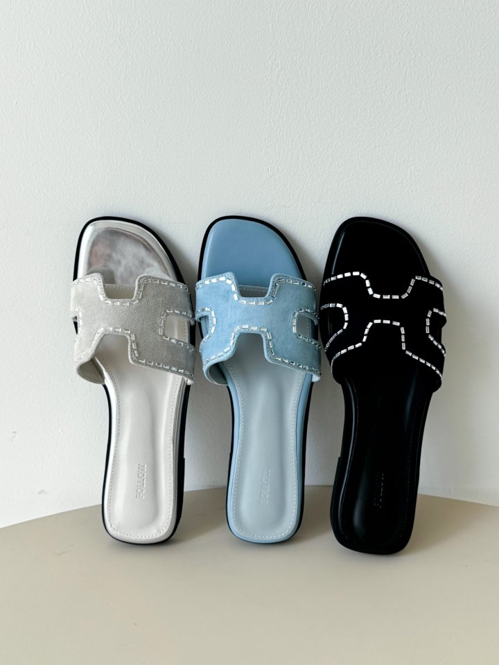 Vade - Korean Women Fashion - #womensfashion - LL Slipper Round Sandals - 6