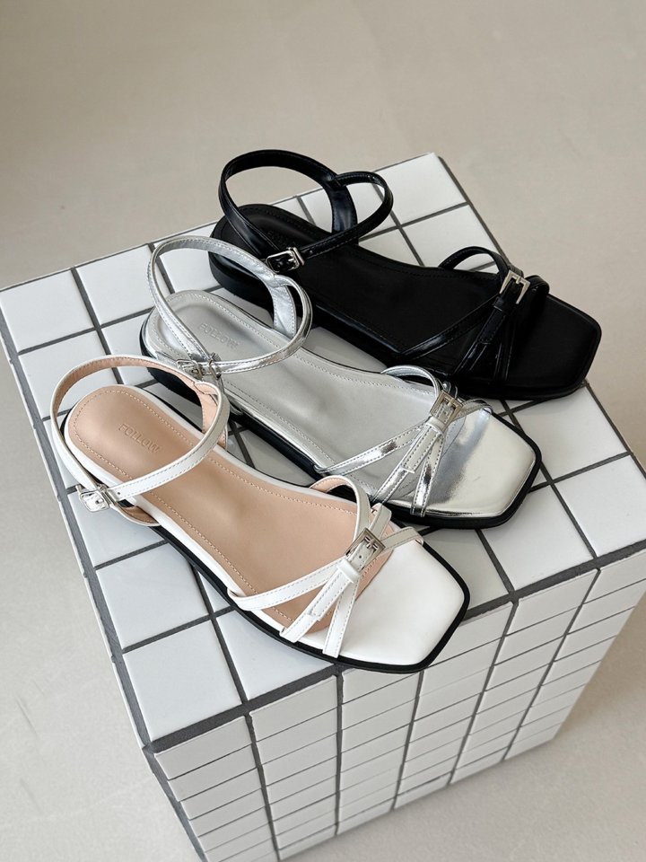 Vade - Korean Women Fashion - #womensfashion - Ankle Strap Slippers - 5