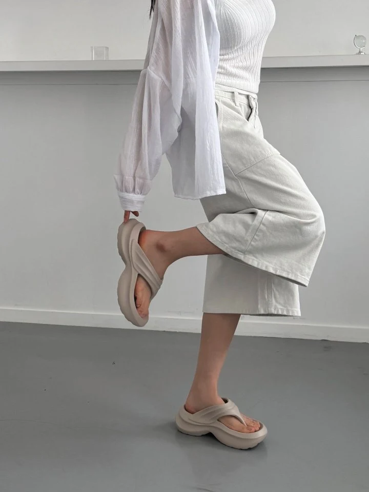 Vade - Korean Women Fashion - #womensfashion - Cushioned EVA Thong Sandals - 5