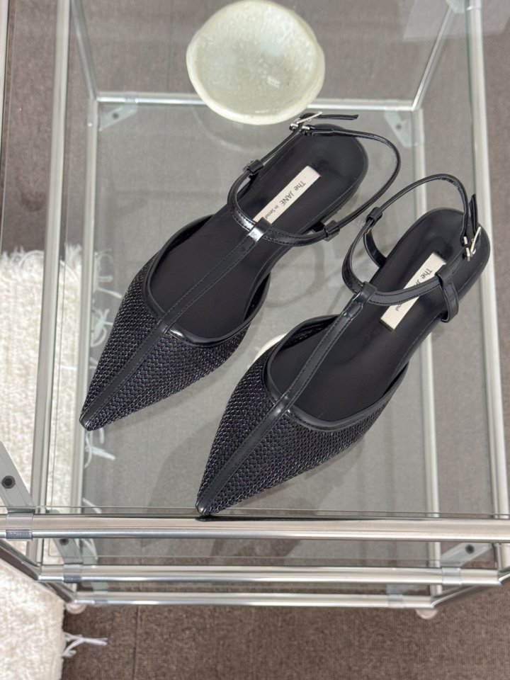 Vade - Korean Women Fashion - #womensfashion - Stiletto Gladiator Strap Flats - 10