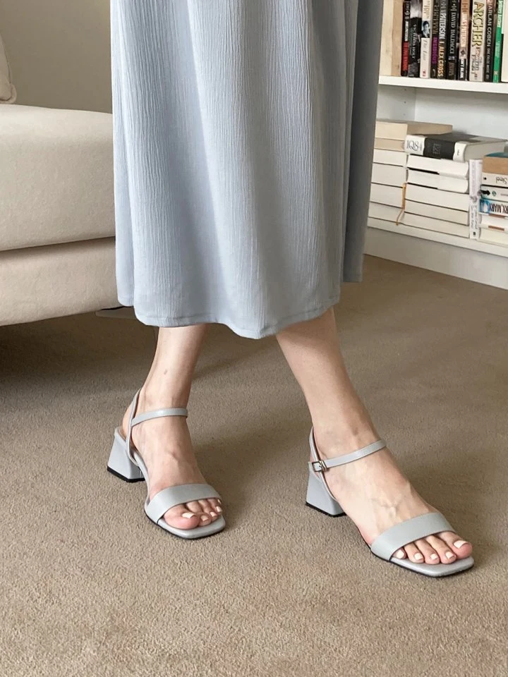 Vade - Korean Women Fashion - #womensfashion - Square Open-toe Mary Jane - 10