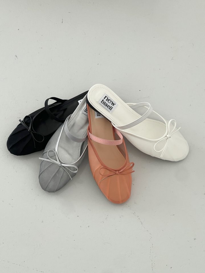 Vade - Korean Women Fashion - #womensfashion - Basic Ribbon Mary Jane Bloafer Flats - 10
