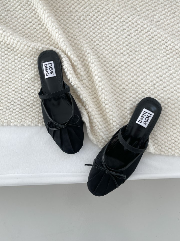 Vade - Korean Women Fashion - #womensfashion - Basic Ribbon Mary Jane Bloafer Flats - 8