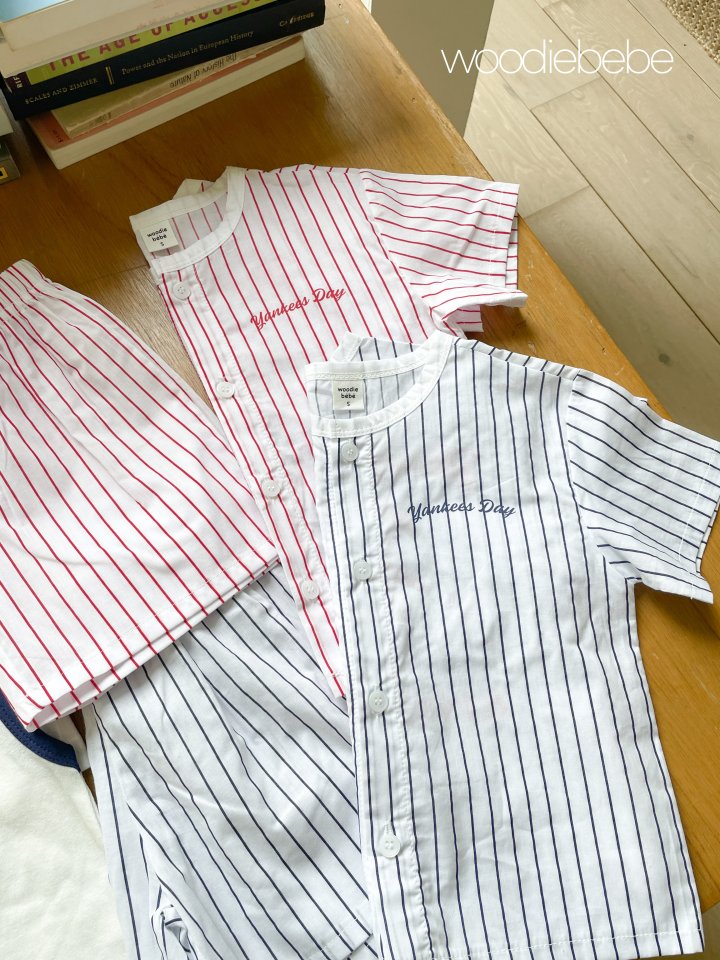 Woodie - Korean Baby Fashion - #babyfashion - Yankees Set (set of 3) - 11
