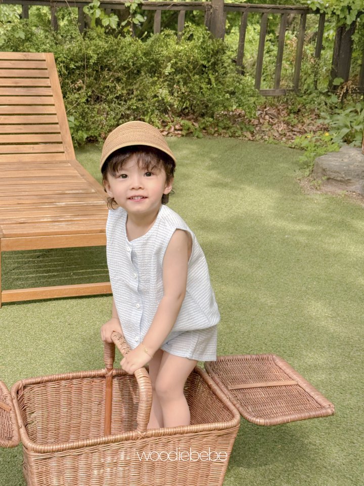 Woodie - Korean Baby Fashion - #babygirlfashion - Vest Set