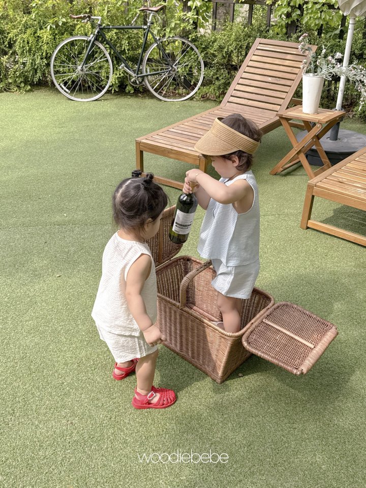 Woodie - Korean Baby Fashion - #babyoninstagram - Vest Set - 4