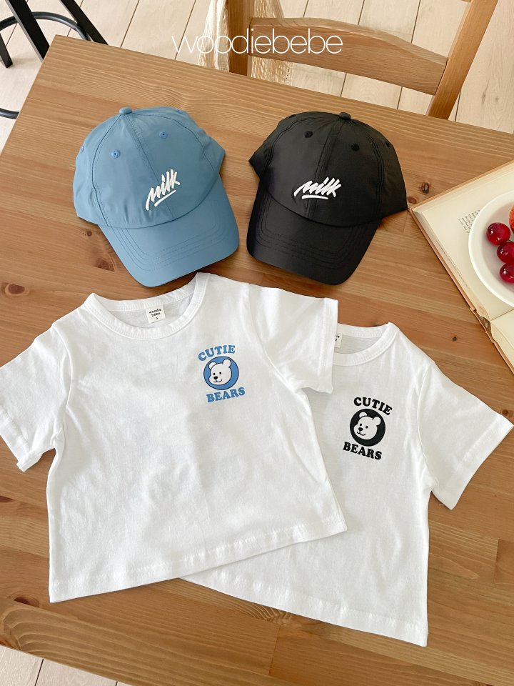 Woodie - Korean Baby Fashion - #babyoutfit - Cutie Bear Tee