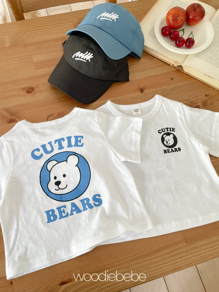 Woodie - Korean Baby Fashion - #onlinebabyboutique - Cutie Bear Tee - 3