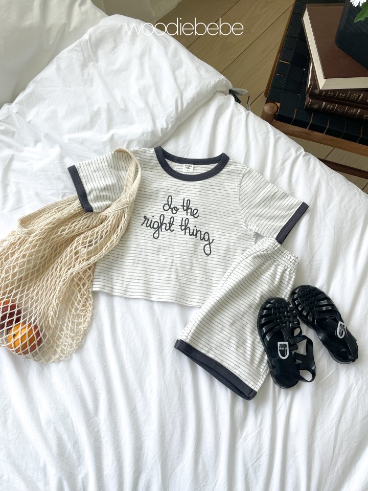 Woodie - Korean Baby Fashion - #onlinebabyboutique - Dudu Set - 9