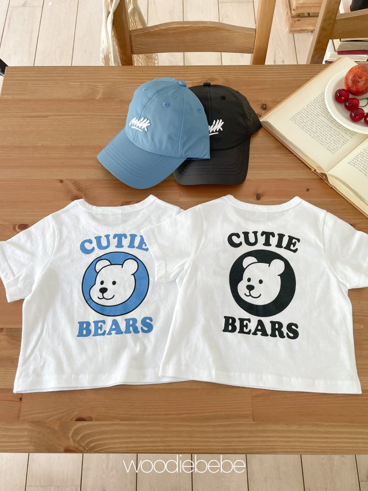 Woodie - Korean Baby Fashion - #onlinebabyboutique - Cutie Bear Tee - 4