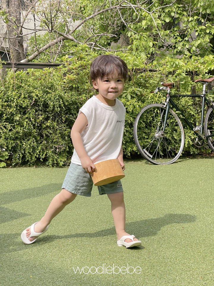 Woodie - Korean Baby Fashion - #onlinebabyshop - Peanut Tee