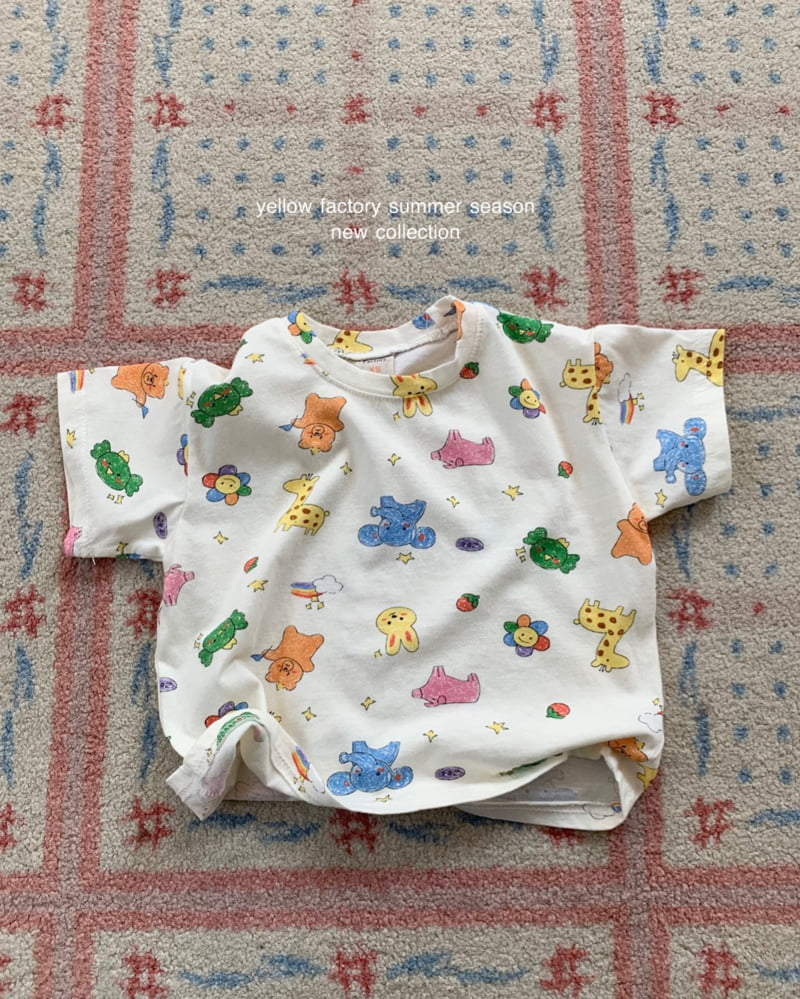 Yellow Factory - Korean Children Fashion - #toddlerclothing - Animal Tee - 10