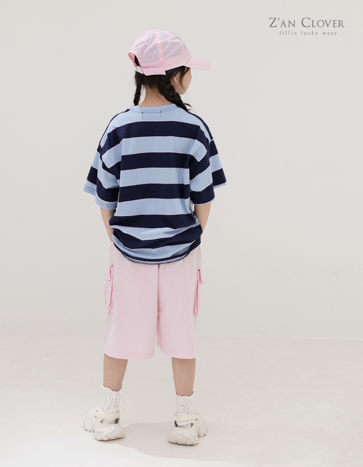 Zan Clover - Korean Children Fashion - #Kfashion4kids - Soft Cargo Bermuda Pants - 7