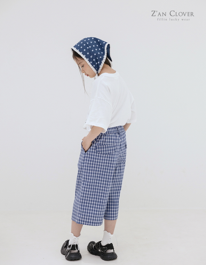 Zan Clover - Korean Children Fashion - #Kfashion4kids - Check Bermuda - 6