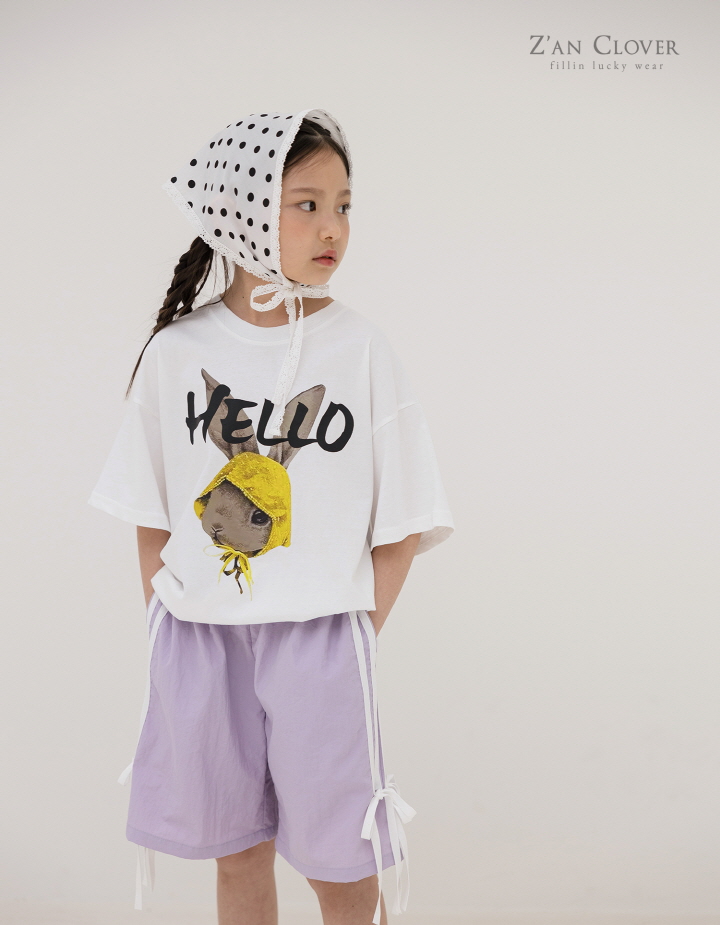 Zan Clover - Korean Children Fashion - #Kfashion4kids - Ribbon Anorak Bermuda Pants - 8