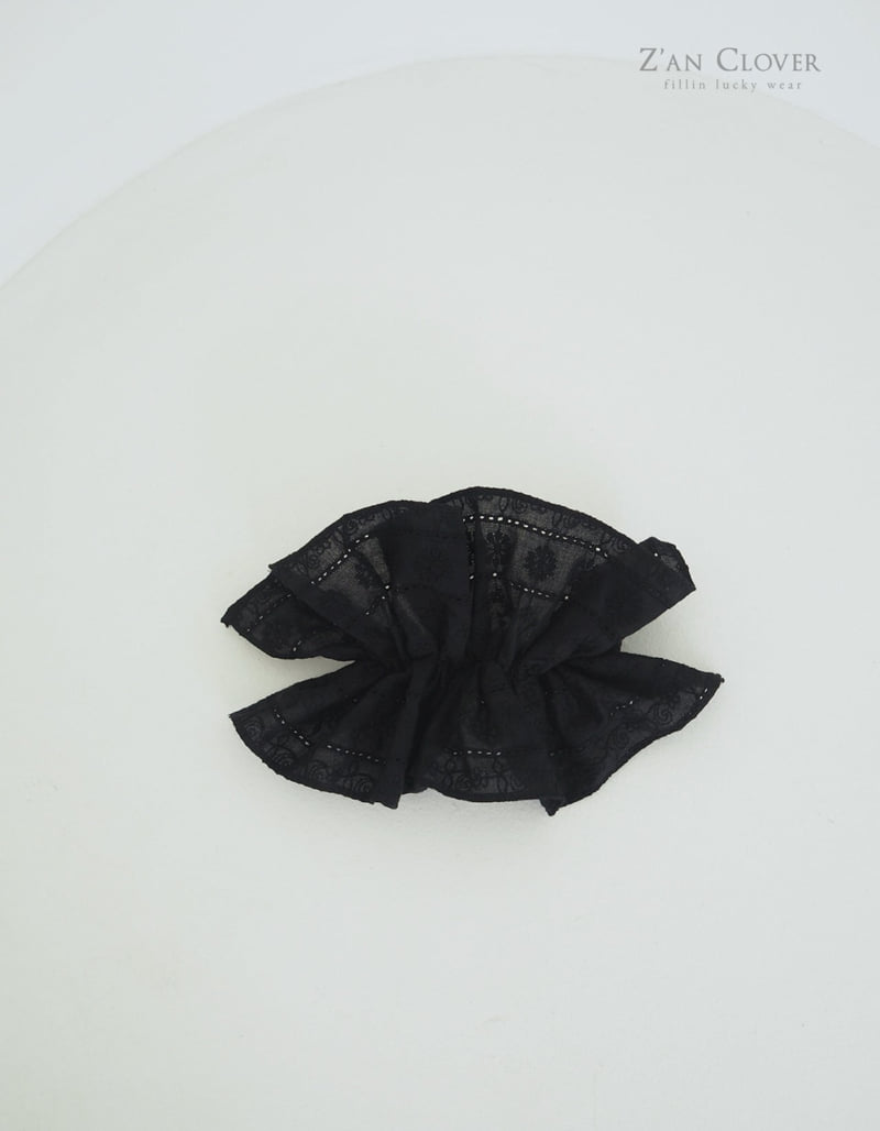 Zan Clover - Korean Children Fashion - #childofig - Eyelet Lace Hair Clip - 10