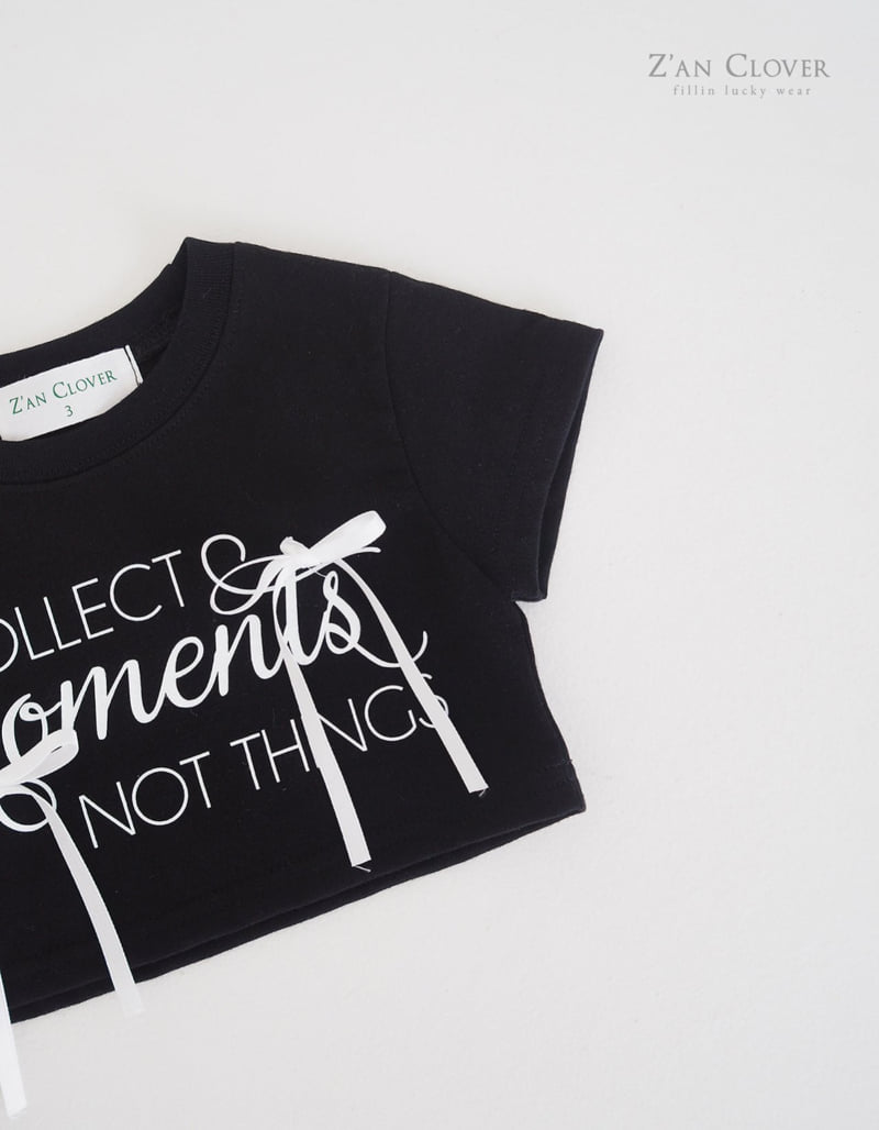 Zan Clover - Korean Children Fashion - #childofig - Collect Ribbon Short Tee - 11