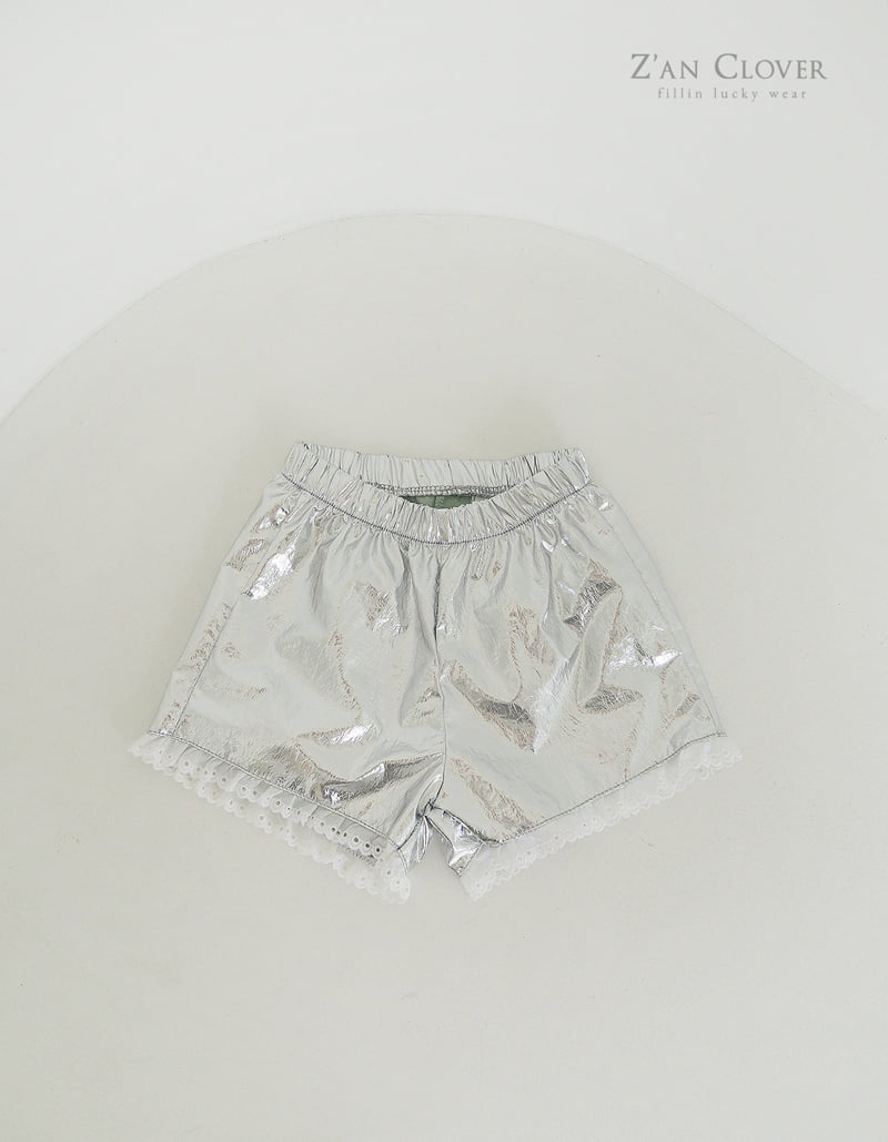 Zan Clover - Korean Children Fashion - #childofig - Leather Lace Shorts - 5
