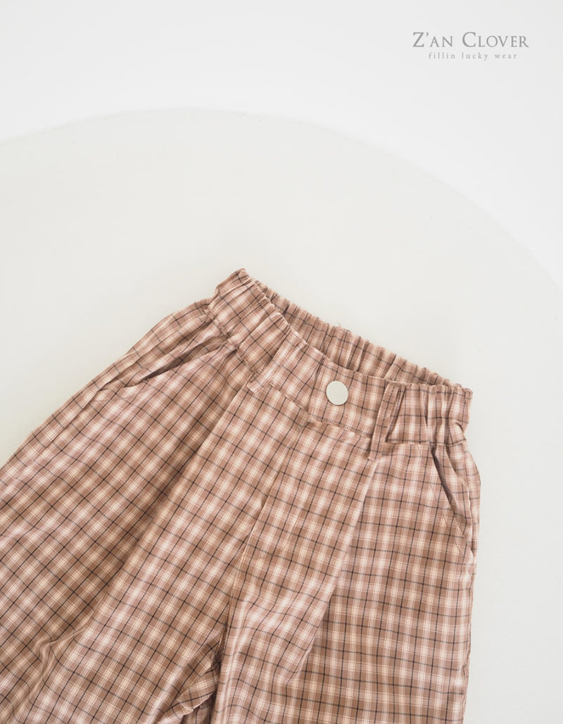 Zan Clover - Korean Children Fashion - #childofig - Check Bermuda Pants - 11
